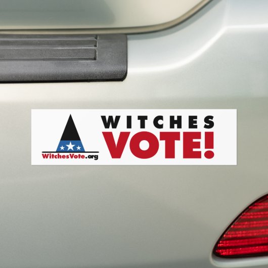 Getuigen stemmen! Bumpersticker (Op auto)