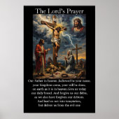Getuigen van de kruisiging van het Onze Vader Gebe Poster (Voorkant)