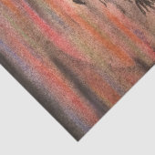 Getuigen vieren een volle maan tijdens Halloween Tissuepapier (Detail)