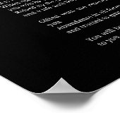 Getuigenis tempo setter leven aanmoediging gedicht poster (Hoek)