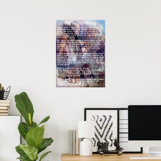 getuigenis van de hoofden van de gevechten poster (Thuiskantoor)