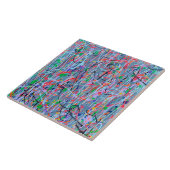 Getwiste zuster 6 x 6 keramische tapijtegel tegeltje (Zijkant)