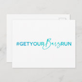 #GetYourBarsRun - Briefkaart (Voorkant / Achterkant)