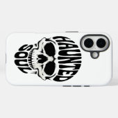 Getypte Bezeten Ziel Schedel Case-Mate iPhone Case (Achterkant (horizontaal))