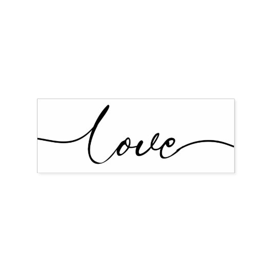 Getypte typografie Valentijns liefde Rubberstempel (Afrduk)