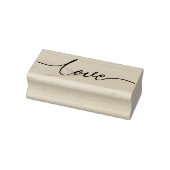 Getypte typografie Valentijns liefde Rubberstempel (Stempel)