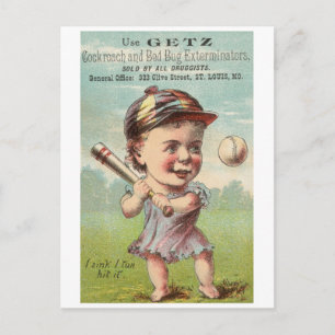 Getz-kakkerlak en -insectenverdelgers briefkaart