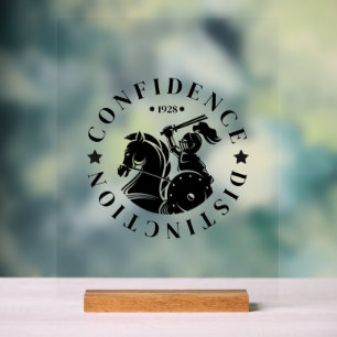 GEUEE Vintage Knight Serie Acryl Bord
