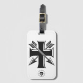 GEUEE Vintage Knight Serie Bagagelabel (Voorkant (verticaal))
