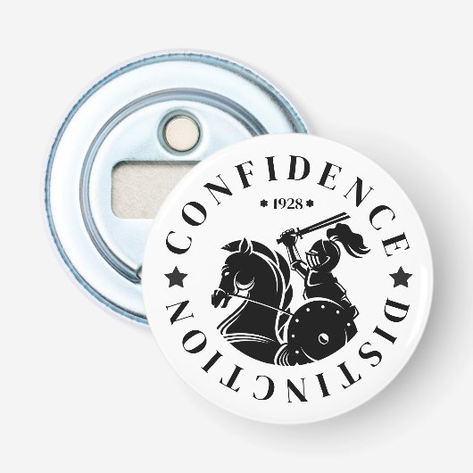 GEUEE Vintage Knight Serie Button Flesopener (Voorkant)