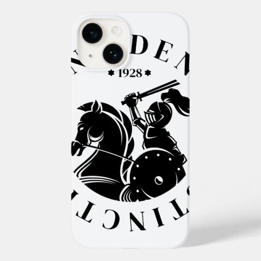 GEUEE Vintage Knight Serie Case-Mate iPhone Case (Achterkant)