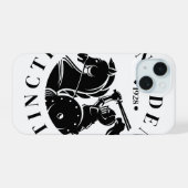 GEUEE Vintage Knight Serie iPhone 15 Case (Achterkant horizontaal)