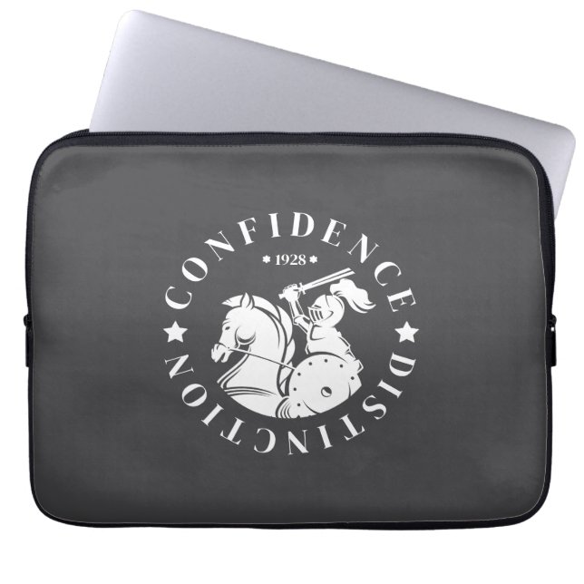 GEUEE Vintage Knight Serie Laptop Sleeve (Voorkant)
