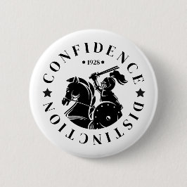 GEUEE Vintage Knight-serie Ronde Button 5,7 Cm