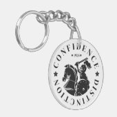 GEUEE Vintage Knight Serie Sleutelhanger (Voorkant Links)