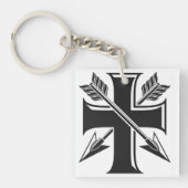 GEUEE Vintage Knight Serie Sleutelhanger (voorkant)