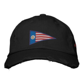 GEUEE Vlag Serie: Amerika Geborduurde Pet
