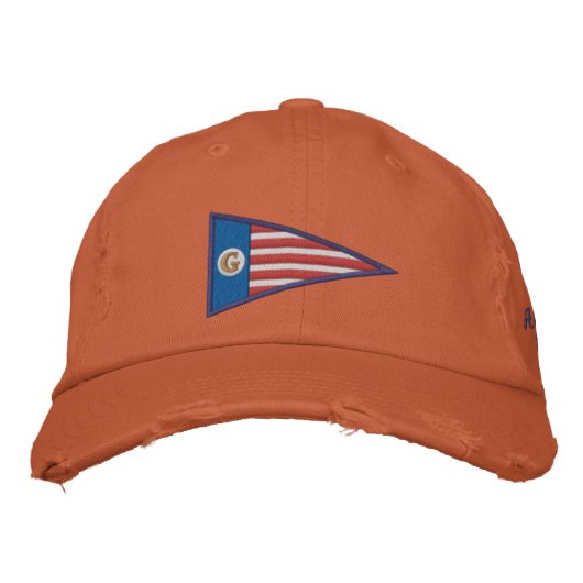 GEUEE Vlag Serie: Amerika Geborduurde Pet (Voorkant)