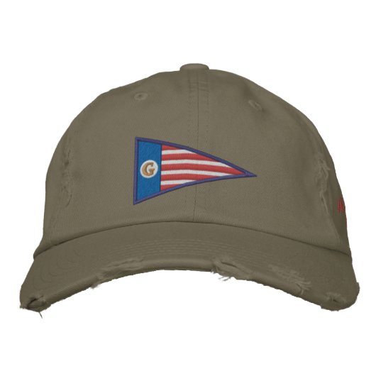 GEUEE Vlag Serie: Amerika Geborduurde Pet (Voorkant)