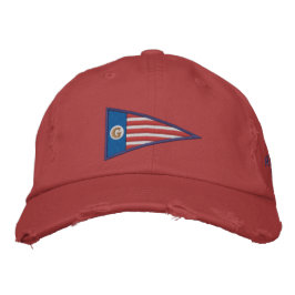 GEUEE Vlag Serie: Amerika Geborduurde Pet