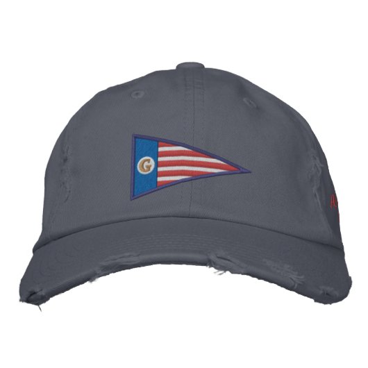 GEUEE Vlag Serie: Amerika Geborduurde Pet (Voorkant)