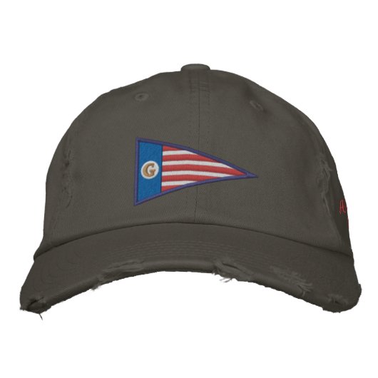 GEUEE Vlag Serie: Amerika Geborduurde Pet (Voorkant)