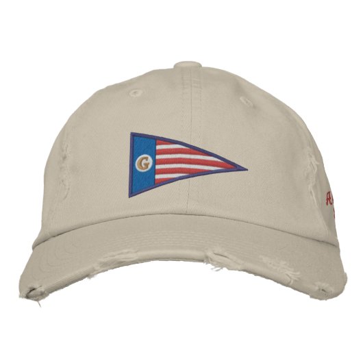 GEUEE Vlag Serie: Amerika Geborduurde Pet (Voorkant)