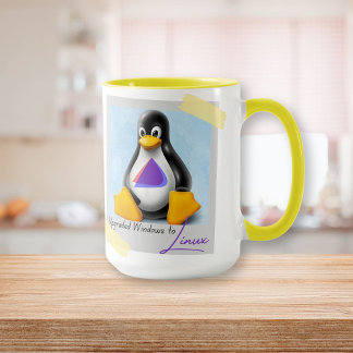 Geüpgraded Windows Endevour OS Tux Mok
