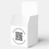 Geüpload sjabloon voor QR-code met bewerkbare teks Bedankdoosjes (Geopend)