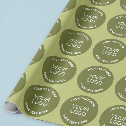 Geüploade Logo of ontwerp & bewerkbare tekst Elke Cadeaupapier