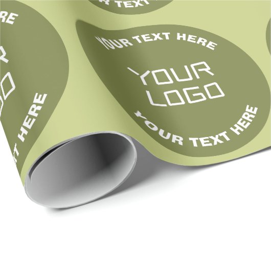 Geüploade Logo of ontwerp & bewerkbare tekst Elke  Cadeaupapier (Rol Hoek)