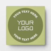 Geüploade Logo of ontwerp & bewerkbare tekst Elke  Fotoplaat (Voorkant)