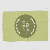 Geüploade Logo of ontwerp & bewerkbare tekst Elke Golfhanddoek (Horizontaal)