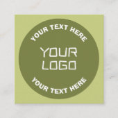 Geüploade Logo of ontwerp & bewerkbare tekst Elke  Informatiekaartje (Voorkant)