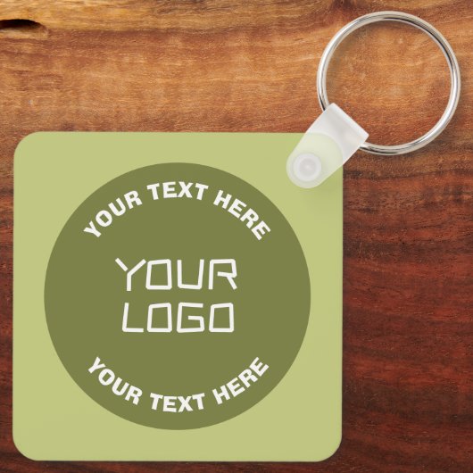 Geüploade Logo of ontwerp & bewerkbare tekst Elke  Sleutelhanger (Achterkant)