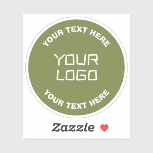 Geüploade Logo of ontwerp & bewerkbare tekst Elke Sticker (Vel)