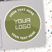 Geüploade Logo of ontwerp & bewerkbare tekst Elke Sticker