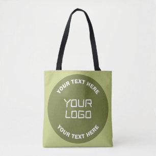 Geüploade Logo of ontwerp & bewerkbare tekst Elke Tote Bag