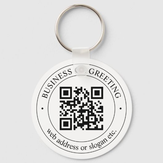 Geüploadte QR-code sleutelhanger (Voorkant)