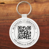 Geüploadte QR-code sleutelhanger (Voorkant)