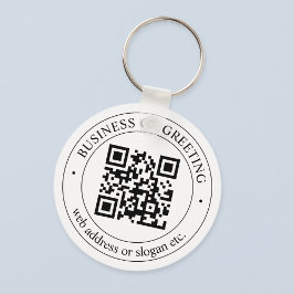 Geüploadte QR-code sleutelhanger