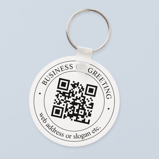Geüploadte QR-code sleutelhanger