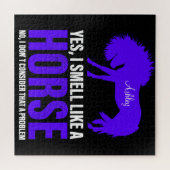 Geur als een paard in Royal Personalized Legpuzzel (Horizontaal)