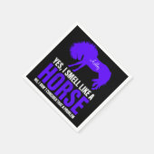 Geur als een paard in Royal Personalized Servet (Hoek)