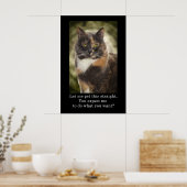 Geur Kat - Doe wat je wilt? Poster (Keuken)