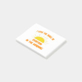 Geur van de luchtvaart in de ochtend post-it® notes (Schuin)