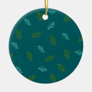 Geur van een bos keramisch ornament