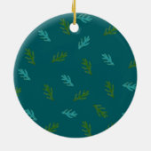 Geur van een bos keramisch ornament (Achterkant)