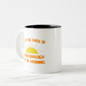 Geur van Endocrinologie in de ochtend Tweekleurige Koffiemok (Voorkant links)