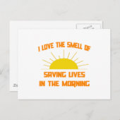 Geur van het redden van levens in de ochtend briefkaart (Voorkant / Achterkant)